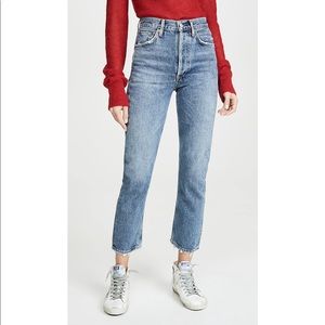Agolde High Rise Blue Jeans
